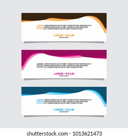 Abstract Banner background Design Template