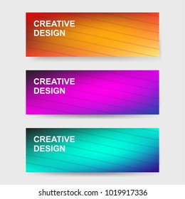 Abstract Banner background Design Template
