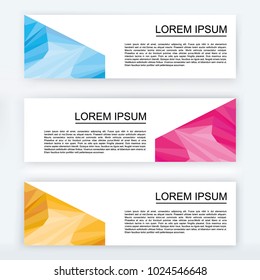 Abstract Banner background Design Template
