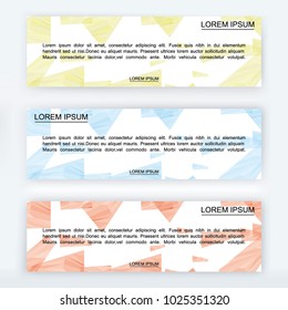 Abstract Banner background Design Template