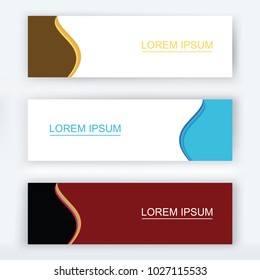 Abstract Banner background Design Template