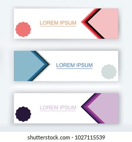 Abstract Banner background Design Template