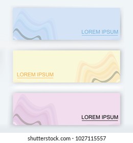 Abstract Banner background Design Template