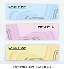 Abstract Banner background Design Template
