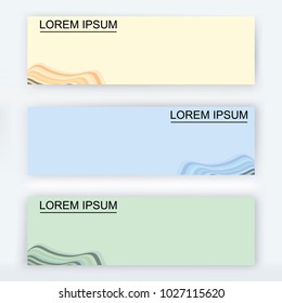 Abstract Banner background Design Template