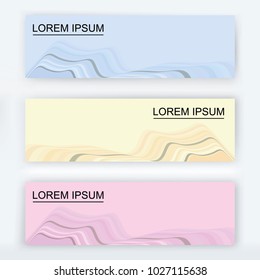 Abstract Banner background Design Template