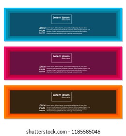 Abstract Banner Background Design Vector