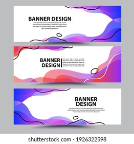 Abstract Banner Background Design Vector Template, Modern Illustration