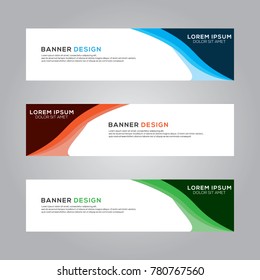 Abstract Banner Background Design Vector Template, Modern Illustration