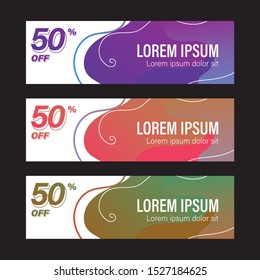 Abstract Banner Background. EPS format