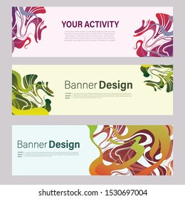 Abstract Banner Background. EPS format