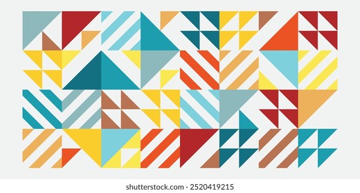 Abstract banner background geometric design.