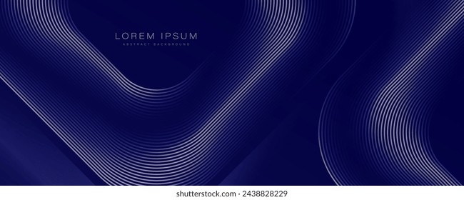 Abstract banner background. Geometric gradient lines pattern. Modern graphic design. Minimal geometric. Futuristic concept. Suit for poster, brochure, cover, flyer, presentation, website