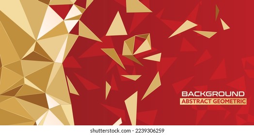 Abstract Banner background geometric halftone wallpaper stripe scattered pattern triangle glass