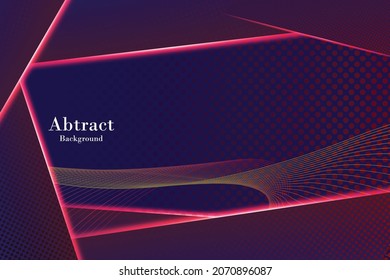 Abstract banner background with gradient shapes, Dynamic shape composition. Vector template design