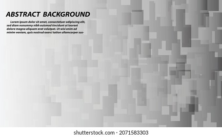 Abstract banner background with gradient shapes, Dynamic shape composition. black and white vector template design