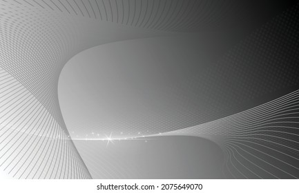 Abstract banner background with gradient shapes, Dynamic shape composition. Vector template design