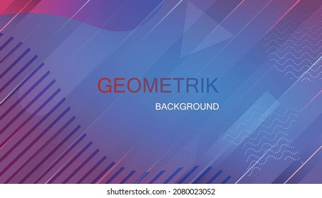 Abstrakter Bannerhintergrund mit Farbverlauf-Formen, Dynamische Formgebung. Vektordesign-Vorlage