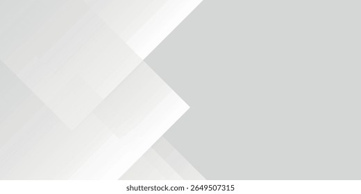 Fondo de Anuncio abstracto Gradaciones grises y blancas. Forma de diseño moderno futurista colorido 