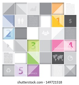 Abstract Banner and Background Infographics Design Template