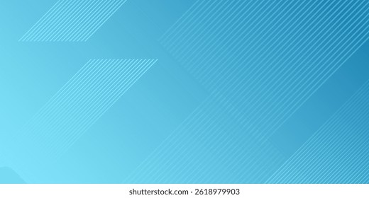 Abstract banner background. Modern blue geometric line design. Futuristic graphic. Suit for brochure, poster, banner, sport, website, flyer, cover, presentation, business