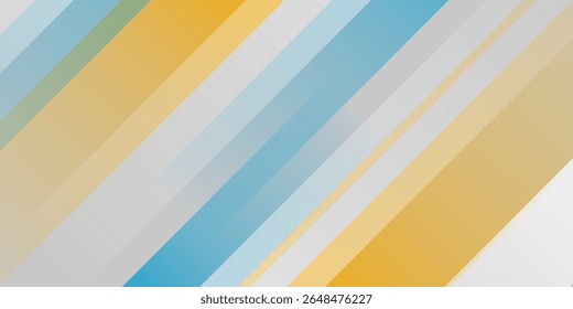 Abstract banner background. Modern blue and yellow geometric diagonal shapes design. Futuristic graphic. Suit for brochure, poster, banner, sport, website, flyer, cover, presentation, business