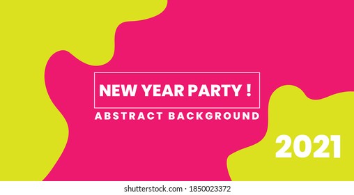 abstract banner background, new year party 2021