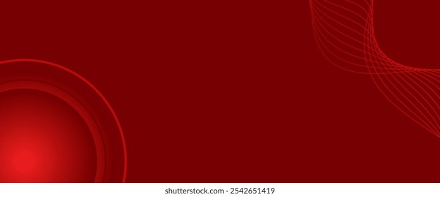 Fundo abstrato do banner com vermelho, formas geométricas fundo para folheto, cartaz, brochura, fundo abstrato vermelho da tampa. formas dinâmicas
