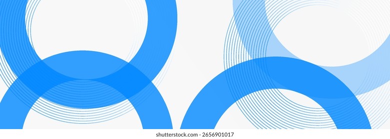 Abstract banner background. Simple blue circle shape design. Suit for brochure, business, poster, cover, flyer, booklet, website, corporate,eps10