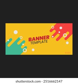 Abstract banner background with soft colors