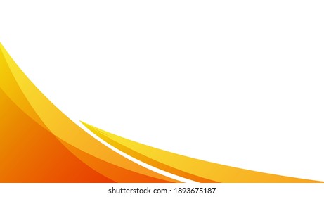 abstract banner background template with orange color