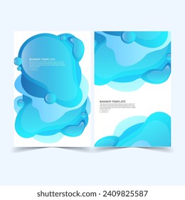 Abstract banner background templates design