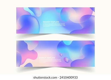 Resumen de diseño de plantillas de fondo de banners