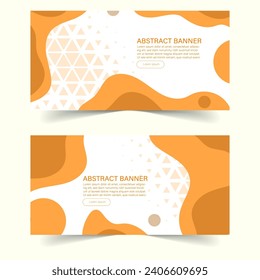 abstract Banner background templates style poster backdrop vector graphic design	