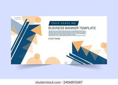 abstract Banner background templates style poster backdrop vector graphic design