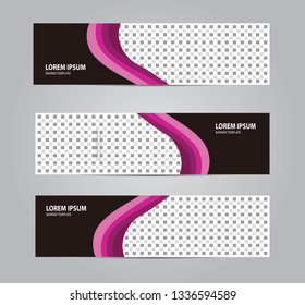 Abstract Banner background. web banner business template. Creative design