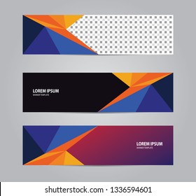 Abstract Banner background. web banner business template. Creative design