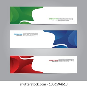 Abstract Banner background. web banner business template. Creative design