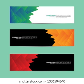Abstract Banner background. web banner business template. Creative design