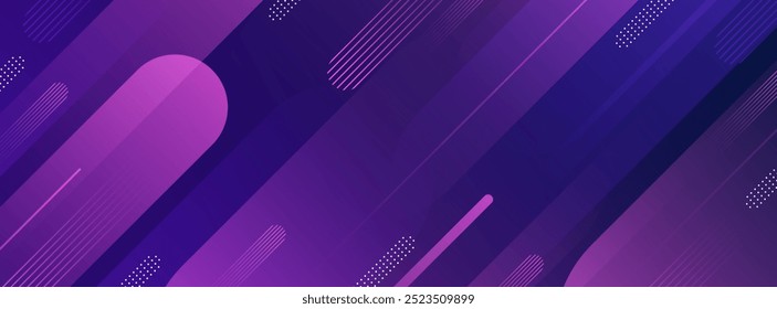 abstract banner background,purple blue gradations,slash shape effect,business,ads,etc. Abstract trendy,geometric,colorful,eps 10