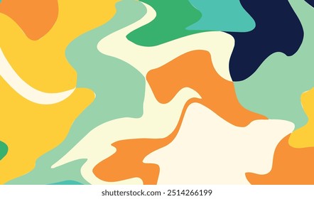 Abstract banner basic wave background.