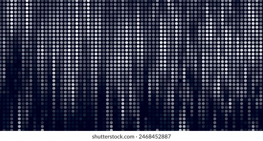 Abstract banner with blue dots vector illustration	