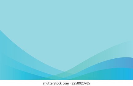 ilustración vectorial de gradiente de cielo azul de banner abstracto