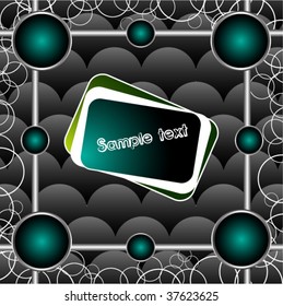 abstract banner cart