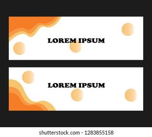 abstract banner with circle effect,modern design for your business