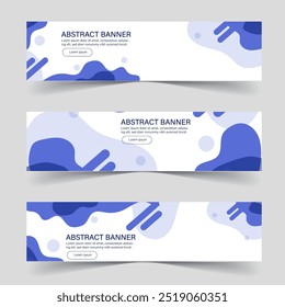 abstract banner color flayer background template
