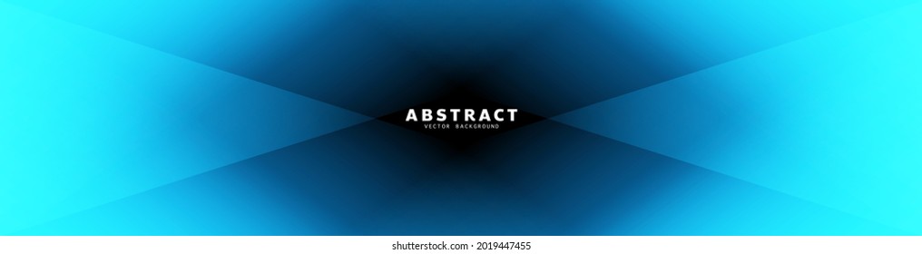 Abstract banner Colorful geometric background , blue and black background , Modern background design for presentation design , illustration Vector EPS 10