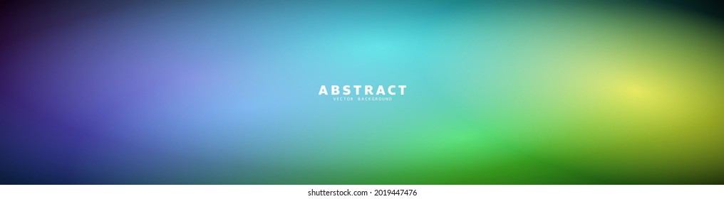 Abstract banner Colorful geometric background , Colorful blurred yellow green blue and purple  Color , Modern background design for presentation design , illustration Vector EPS 10