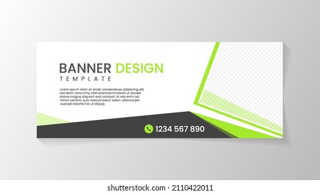 Abstract Banner and cover design template with abstract geometric style design for promotion your business and product