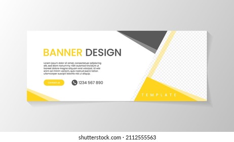 Abstract banner and cover header design template for promotion your business or product